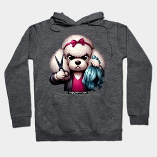 Angry Critters - Poodle Hairdresser Hoodie